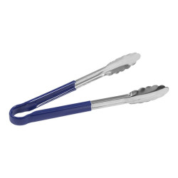Pince de cuisine 25cm bleue