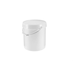 Plastic emmer met deksel 15.6L
