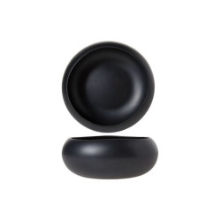 Slakom mat zwart Ø16cm