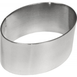 Cercle à mousse inox 18/8 -...