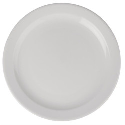 Assiette plate avec bord...