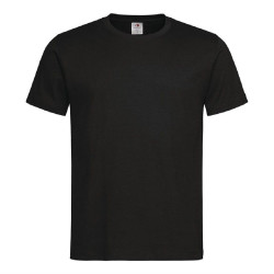 T-shirt noir M 100% coton