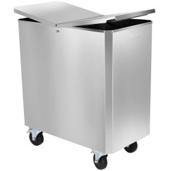 Chariot à farine inox 125L
