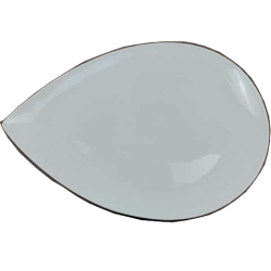 Bord "DROP" wit 34X25.5X3.2CM