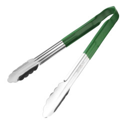 Pince de cuisine 25cm vert