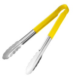 Pince de cuisine 25cm jaune
