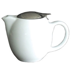 Witte theepot porselein met...