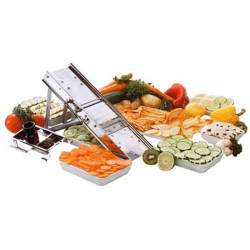 Mandoline inox + chariot