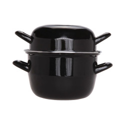 Mosselpan Ø18cm zwart