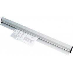 Porte-fiches aluminium - 45,5cm