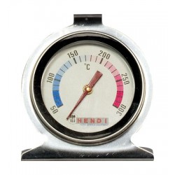 Thermomètre four inox 50°à...