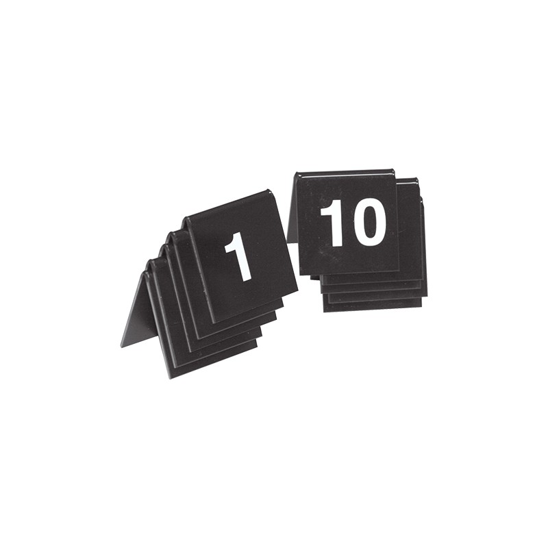 Numéros de table (01-10) plastique