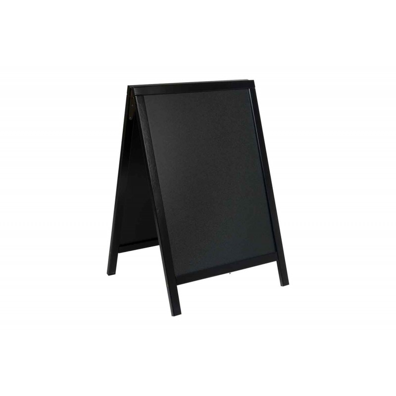Stoepbord kruitbord zwart 54,5x44x85cm