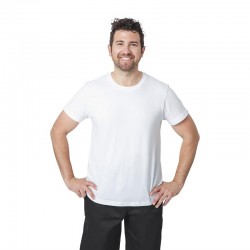 T-shirt  blanc L 100% coton