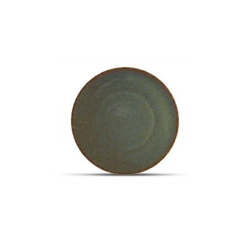 Assiette plate Ø21cm Green Cirro Bonbistro