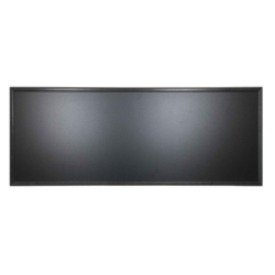 Hangbord zwart hout 166 x 66cm