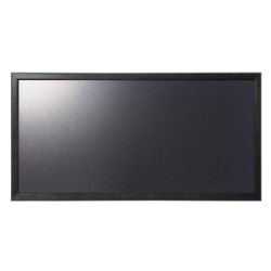 Hangbord zwart hout 95 x 50cm