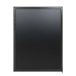 Hangbord zwart hout 86 x 66cm