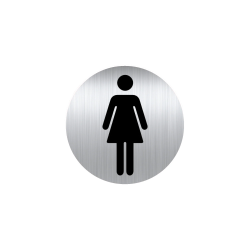 Plaque adhésive toilette dames