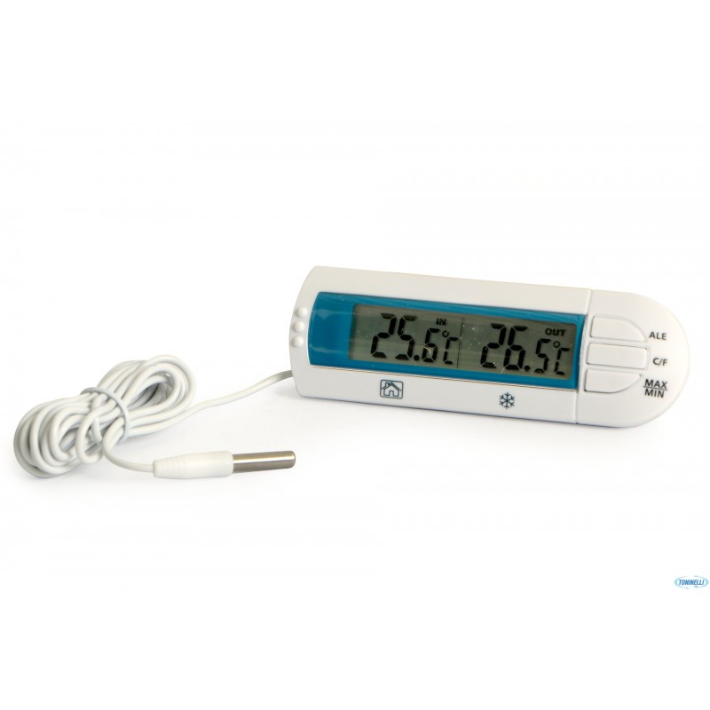 Thermomètre frigo/congélateur externe avec sonde
